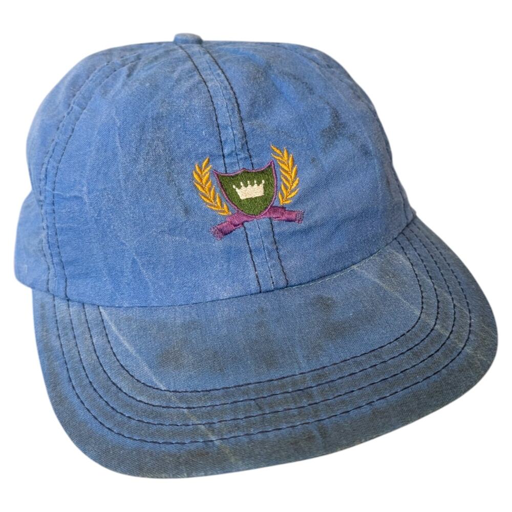 90s Denim Style East Kingdom Embroidered Logo Hat